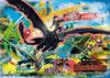 Epoch 500 Piece Jigsaw Puzzle Hiccup and Dragon Riders Dragons with Glue and Spatula with Score Ticket EPOCH & (38x53cm) 06-113