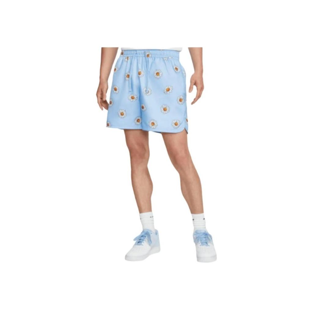 Nike Daisy Print Lace-Up Casual Shorts Men shorts Sky-Blue DM6910-548
