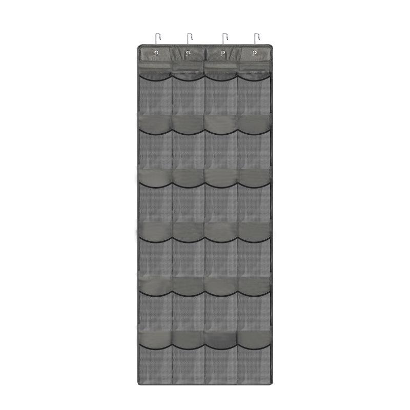 Новая сумка для хранения обуви из тонкой сетки с 24 отделениями и усиленными крючками