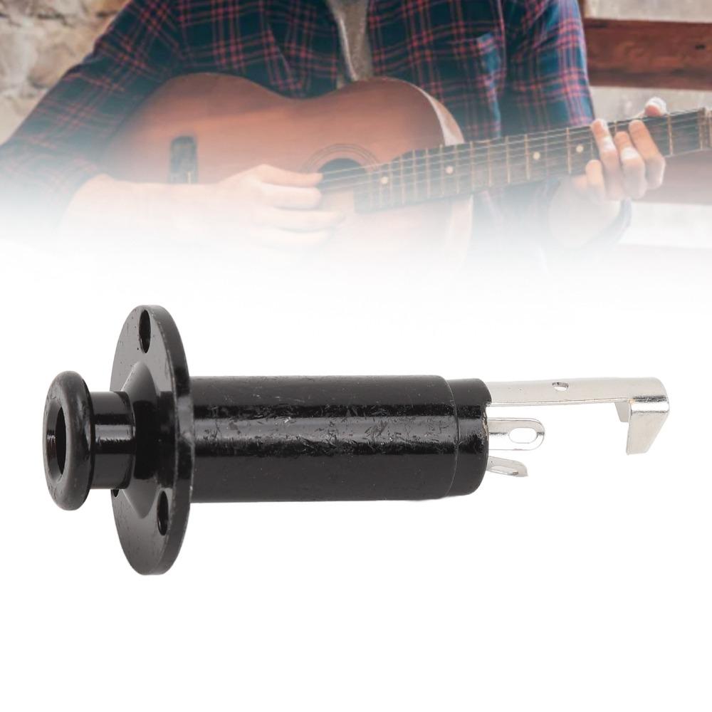 Metal Output Jack Socket 6.35mm Guitar Output Jack Endpin Output Jack Electric Guitar