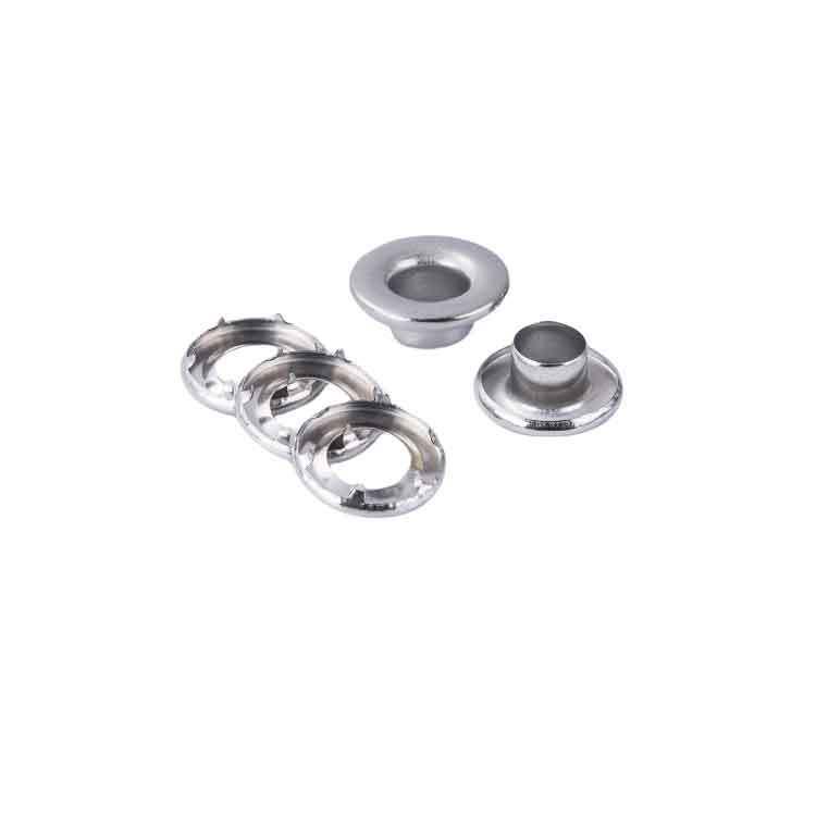 Прочная металлическая пряжка для одежды из нержавеющей стали 304 с металлическим люверсом и зажимами для стропы/брезента