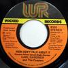 7inch Record CARL GARDNER & THE COASTERS - Hush Don't Talk About It 8103 Wicked Records 1976 US Soul/Funk Used