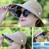 Vacation Summer Anti-UV Wide Brim Beach Cap Visor Caps Sun Hat Casual Hats