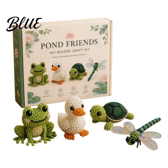 Handmade Bead Craft Kit 3D Beaded Animal Kit DIY Beading Embroidery for Beginners Easy Art Highland Cow/Butterfly/Owl Adults Teens Supplies