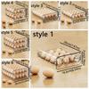 Transparent Egg Storage Box Double Layer Egg Container Egg Preservation Box  Refrigerator