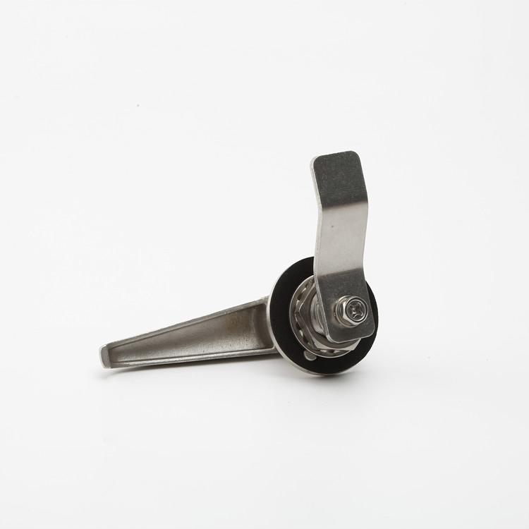 L Handle Quarter Turn Cam Latch with Dust Cover Electrical Cabinet Door Lock for Power Distribution Box Control Panel Enclosure