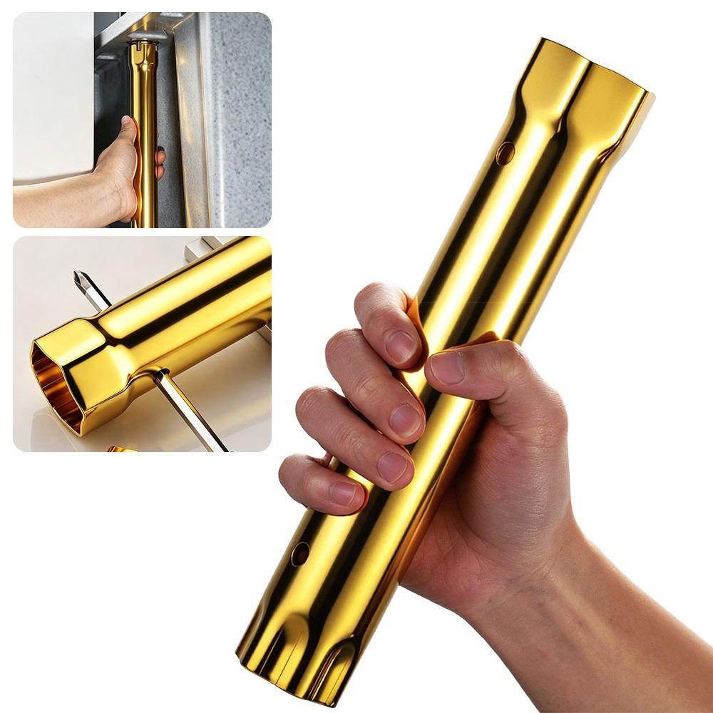 Double-headed Sink Installer Tool Anti Rust Plumbing Repair Wrench Gifts Hex Sleeve Spanner