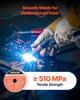 Solid MIG Welding Wire, ER308L 0.8mm 0.9kg, Low Spatter Stainless Steel Welding Wire with High Feedability for All-Position Gas Shielded Welding