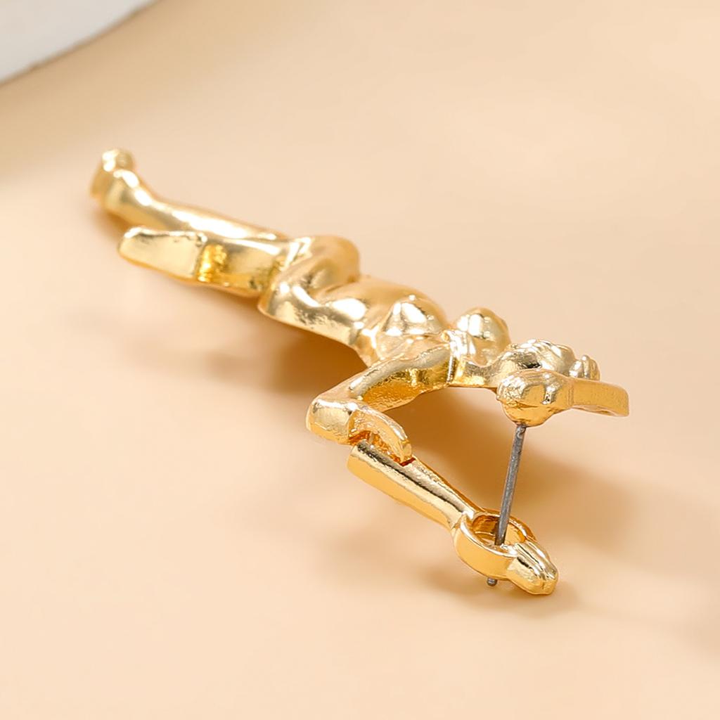 Женские панк-серьги в форме тела, серьги-гвоздики, ювелирные аксессуары