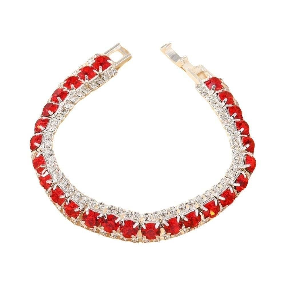 Luxury Sparkling Bracelet Decoration Women's Bracelet Rhinestone Bracelet Banquet Party
