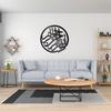Muslim Islam Decoration Metal Wall Art Silhouette Cutout Signs Black Farmhouse Door Home Living Room Bedroom Decoration