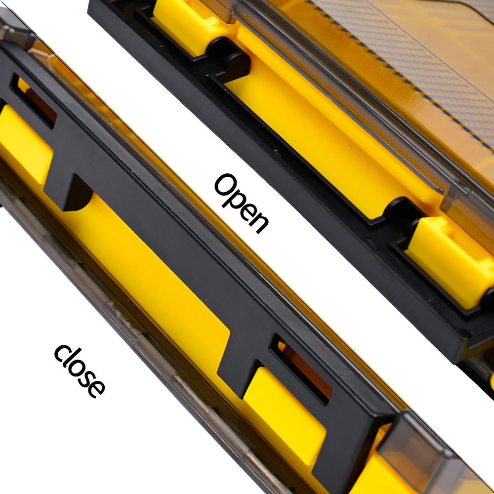 Коробка для двойной приманки, двусторонняя коробка для рыболовных снастей, коробка для хранения аксессуаров для наживки, пластиковая коробка для приманки-карандаша Mino