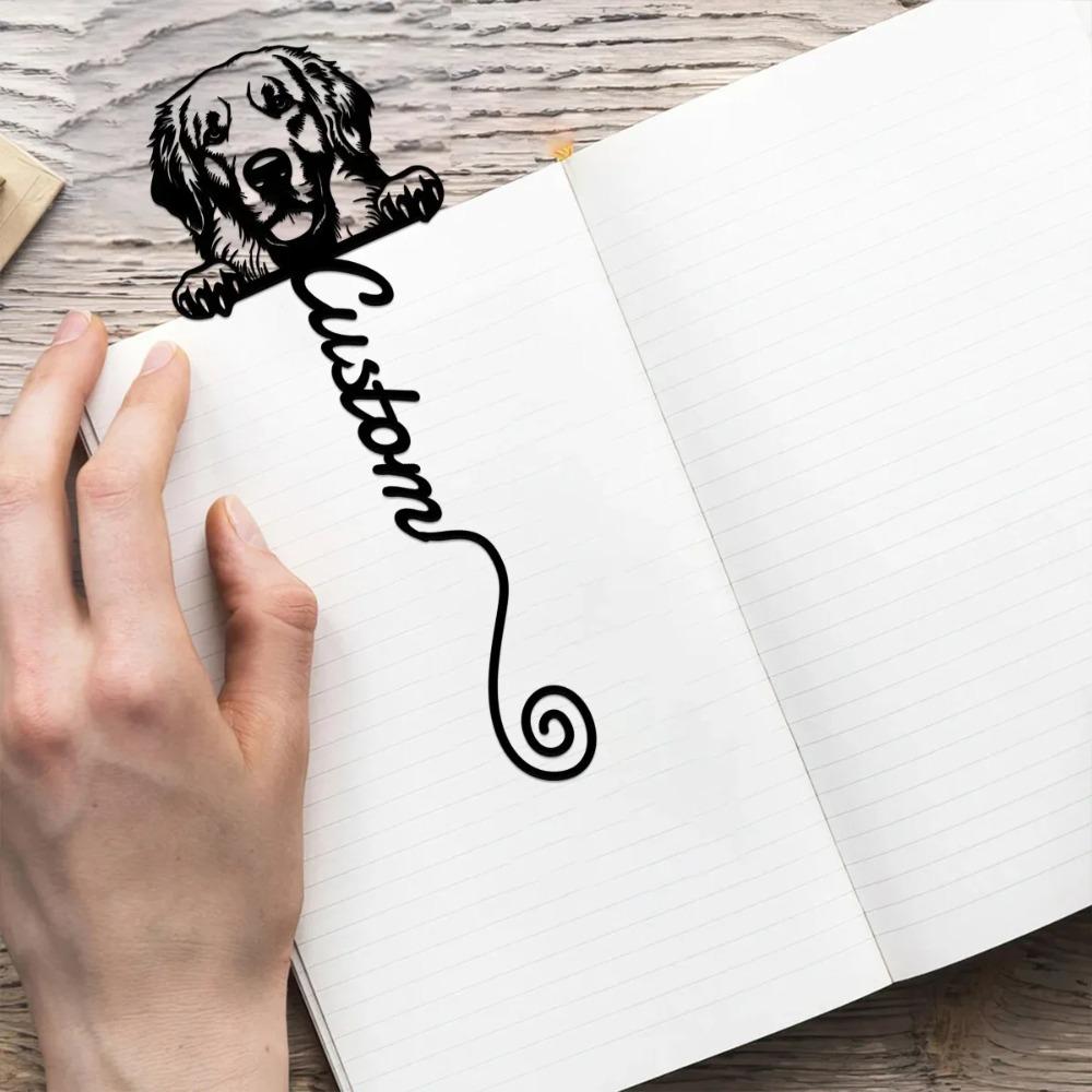 Набор металлических закладок, Подарок книголюбу, Закладка для любителя собак, Уникальная закладка для страниц, В школу, Благодарность учителю