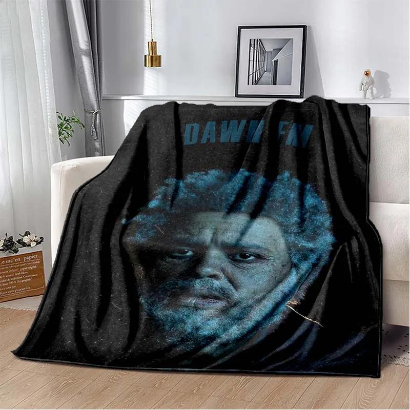 New Singer Star TThe Weeknd Soft Plush BlanketFlannel Blanket Throw Blanket for Living Room Bedroom Bed Sofa Picnic Cover Kids