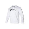 Puma American Retro Letter Print Crew Neck Casual Long Sleeve Sweatshirt Unisex Sweatshirt White 682929-02