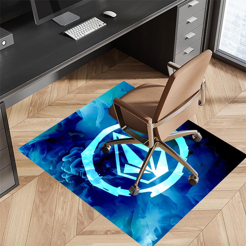 V-VOLCOM LOGO4 Printed Absorbent Washable Carpet, Non-Slip Bathroom Mats, Kitchen Rugs, Yoga Mat,Living Room Entrance, Camping Picnic Rugs