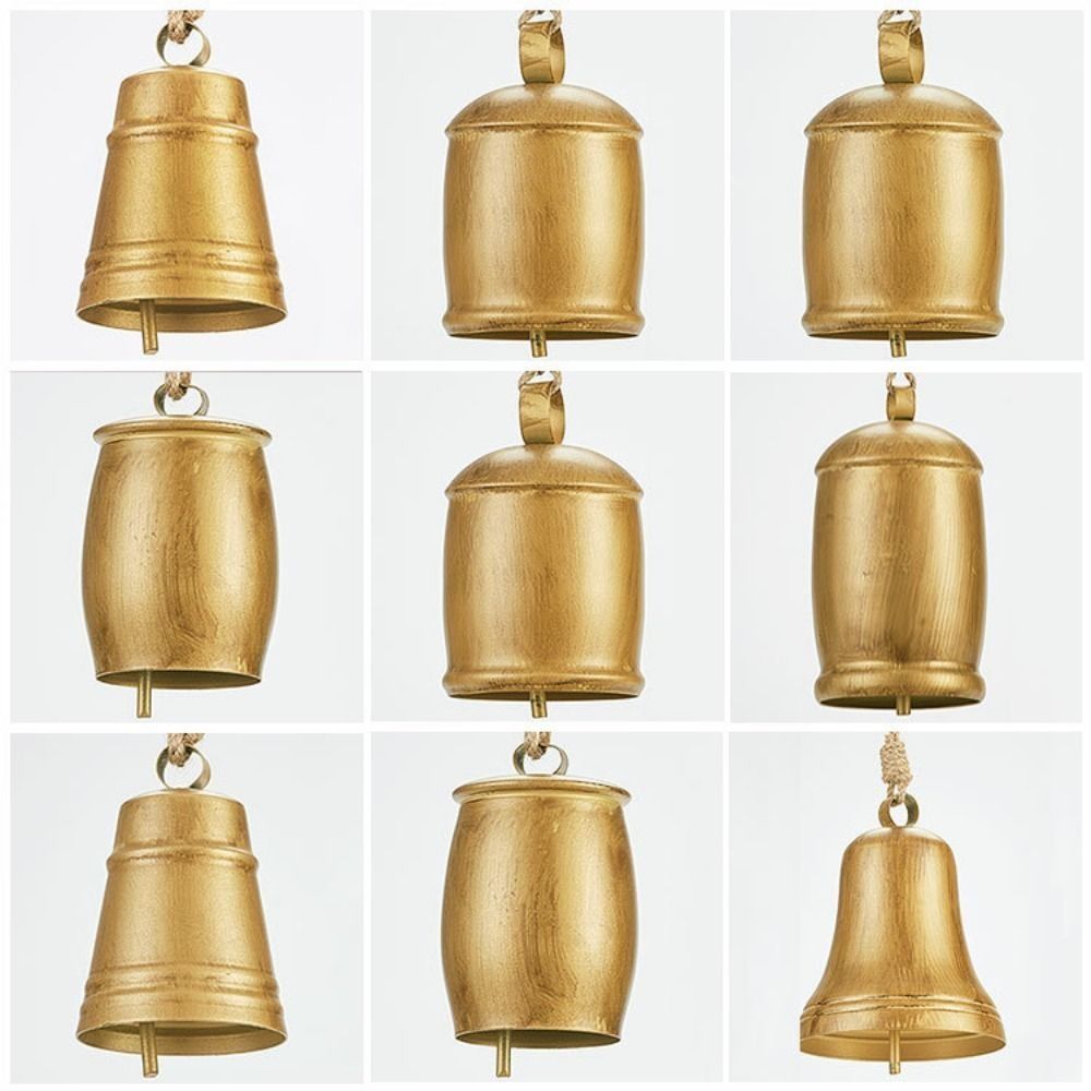 Corrosion Resistant Christams Cow Bells Handmade Christams Bell Pendant Home Garden Decor