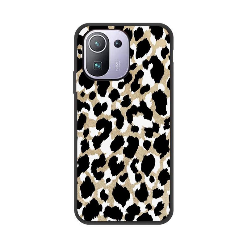 Leopard Print Pattern Phone Case For Xiaomi Redmi 8A 9 K30 Pro 9A Note 8T Note 8 9 Pro TPU Soft Silicone Black Cover