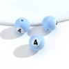 16mm Acrylic Billiard Ball Number Beads, Pool Ball Style Loose Spacer Beads for DIY Bracelet Necklace Jewelry Making Supplies