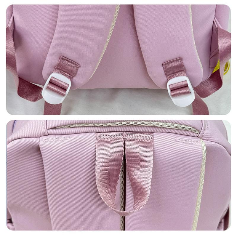 LABUBU Украшение для школьной сумки Вместительный легкий студенческий рюкзак Сумка для учеников начальной и средней школы