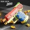 G17/2011 Автоматический Игровой Пистолет Плюшевый Гильза для Выбрасывания Airsoft Blowback Пустой Подвесной Пистолет Для Уличных Игр CS Для Детей