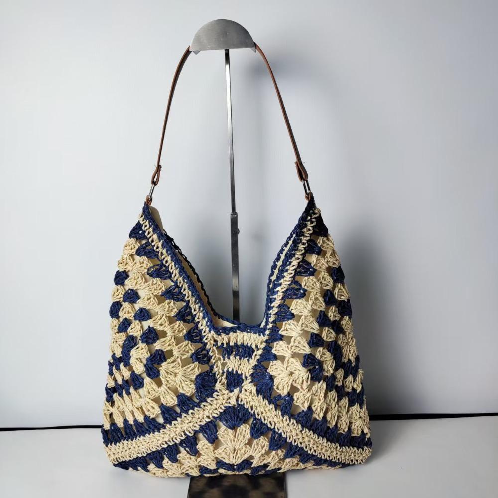 Beach Weave Shoulder Bag Leisure Women's Handbags Fashion Straw Crochet Bag Ladies/Girls
