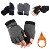 Soft Keep Warming Car Driving Half Finger Mittens Warm Gloves Winter Gloves