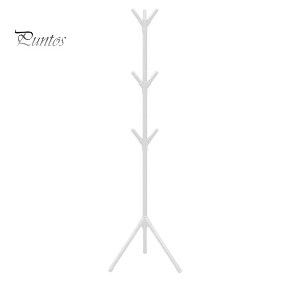 Многофункциональная вешалка для одежды с крючками, вешалка для пальто, высокая устойчивость, регулируемая высота, простая сборка, отдельно стоящая вешалка для хранения одежды