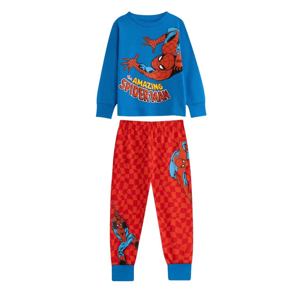 The Amazing Spider-Man Boys Long-Sleeved Long Pyjama Set (Pack of 2)