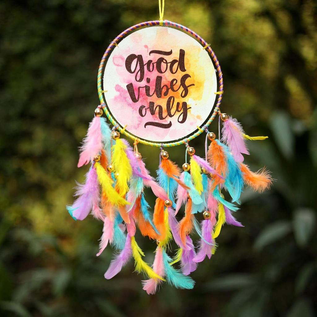 Dream Catcher Handmade Tree of Life Canvas Dreamcatcher for Bedrooms Office Balcony Outdoors Garden Car Hanging