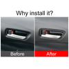 For Toyota Corolla E210 2019 2020 2021 2022 2023 2024 Hybrid ABS Carbon Car Inner Door Handle Bowl Cover Case Trims Stickers