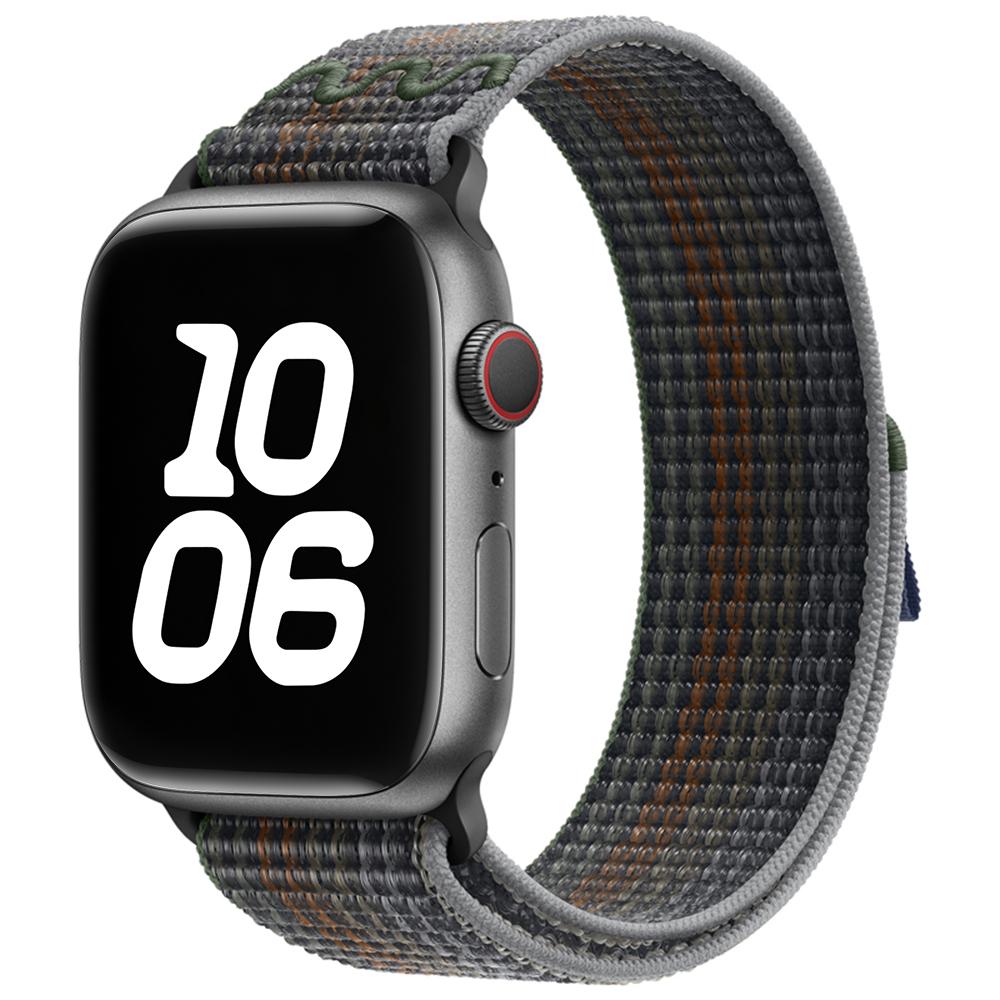 Нейлоновый ремешок-петля для Apple Watch 45 мм 44 мм 46 мм 40 мм 41 мм 38 мм 42 мм Correa Браслет iWatch Серии 11 10 6 Se 7 8 9 Ultra 3 2 49 мм