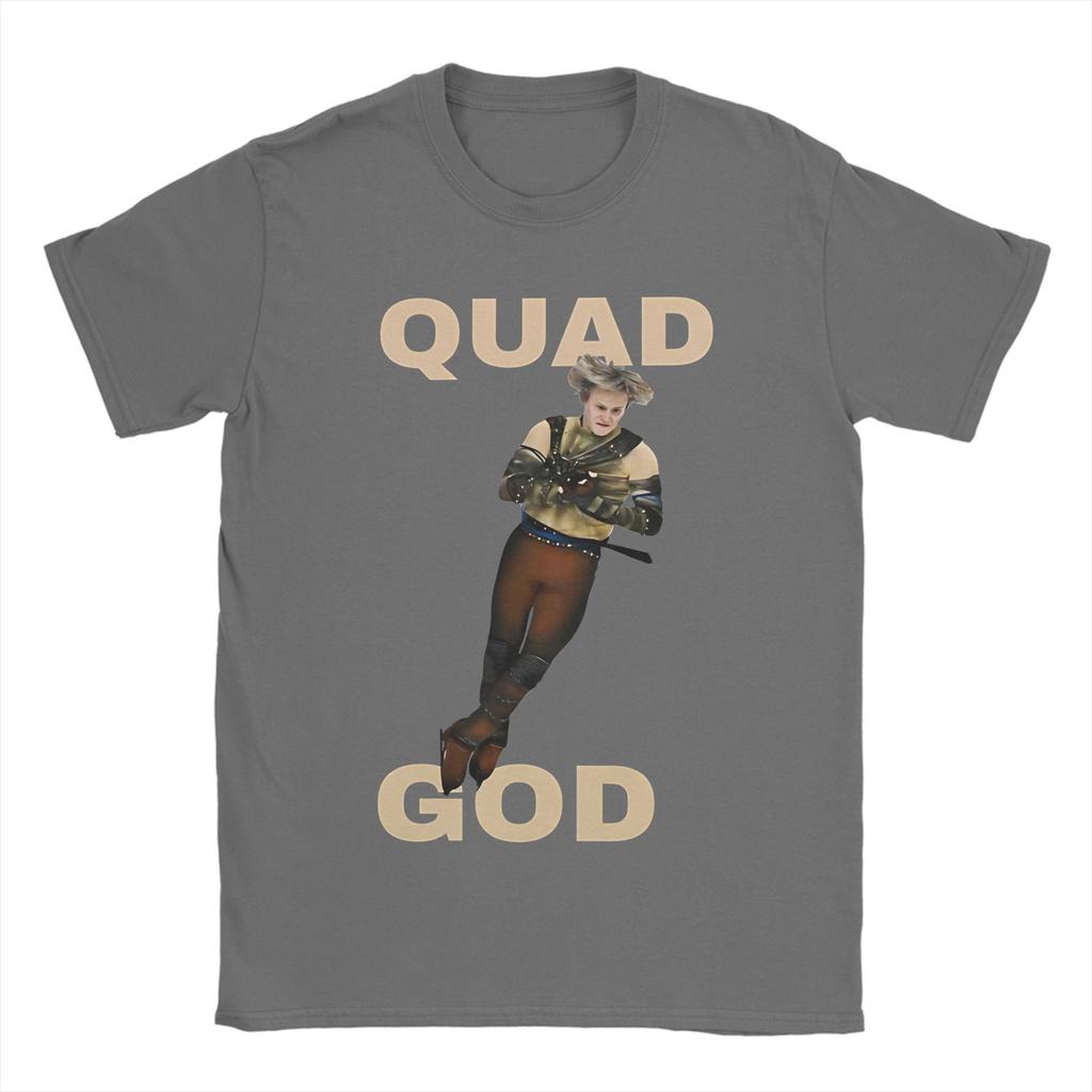 Ilia Malinin Quad God T Shirt Summer Leisure T Shirts Couple Cotton O Neck 4XL 5XL 6XL Top Tees ShortSleeve Street Style Tops
