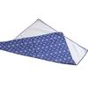 Large, Sticky Furoshiki Wrapping Cloth with a Japanese Pattern, Perfect for Wrapping Bento Lunches (hemp Leaf Pattern, Blue)