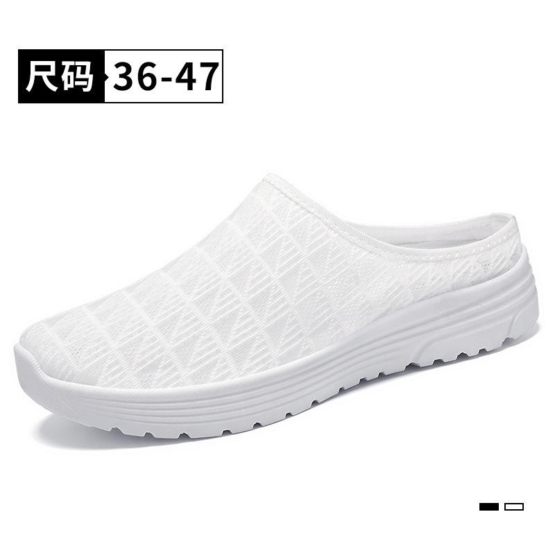 Женская обувь большого размера тапочки новая повседневная обувь летняя мода универсальные туфли-лодочки дышащие сандалии женские