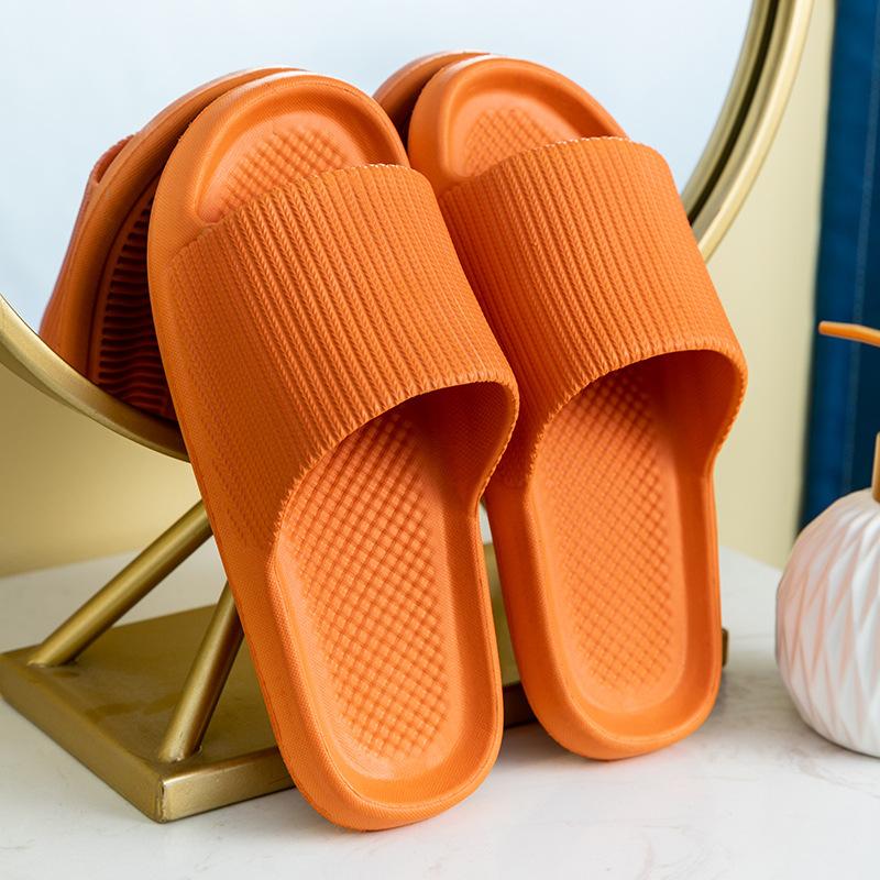 Тапочки женские домашние комнатные нескользящие для ванной мягкая подошва отель прохладные тапочки лето мужские