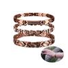 Ikuinen Magnetic Pure Copper Bracelets for Women Cubic Zirconia Chain Link Solid Metal High Magnet Jewelry