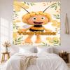 Biene Maja Custom Your Name Wall Decor Tapestry Art For Pet Memorial Birthdaywedding Party Backdrop Family Gift