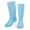 New Fashion Women Shoes Punk Style Heel Riding Boots Zipper Shoes Knight Tall Boots Women Rain Boots Large Size