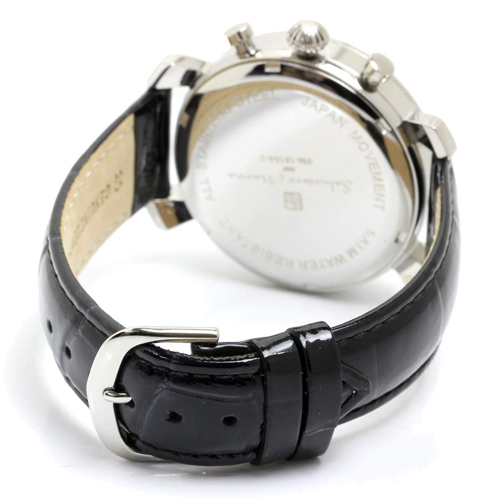 Часы Multifaceted Glass Chronograph Business Formal [Salvatore Mara] Мужские SM19104-SSBK