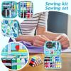 Portable Travel Sewing Kit, Including Scissors, Thread, Needle And Other Sewing Supplies