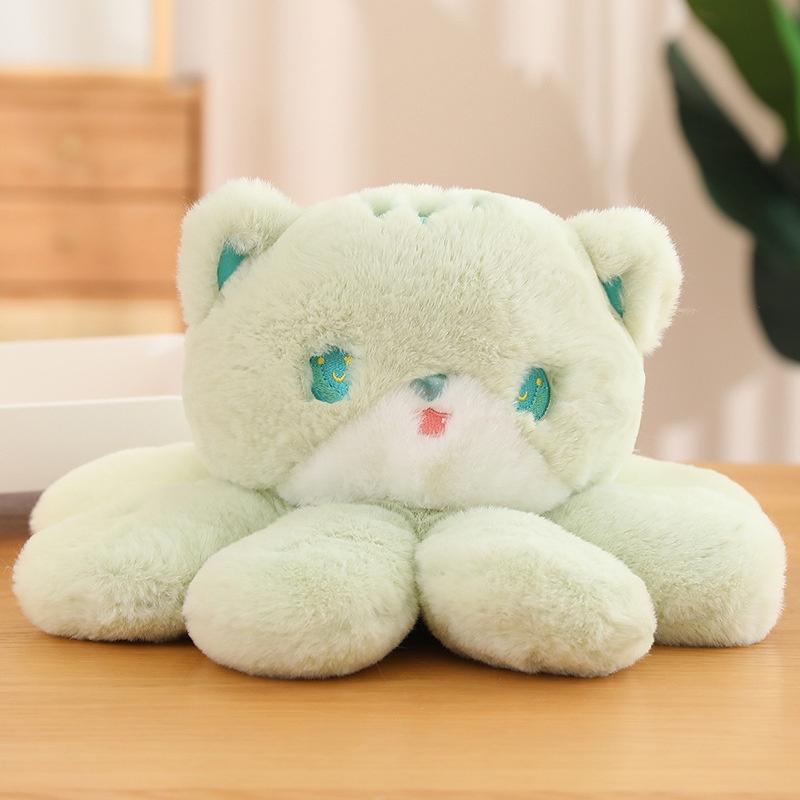 Милая плюшевая игрушка Jellycat в виде кошки, мягкая набивная подушка, кукла-осьминог, домашний декор, детский подарок