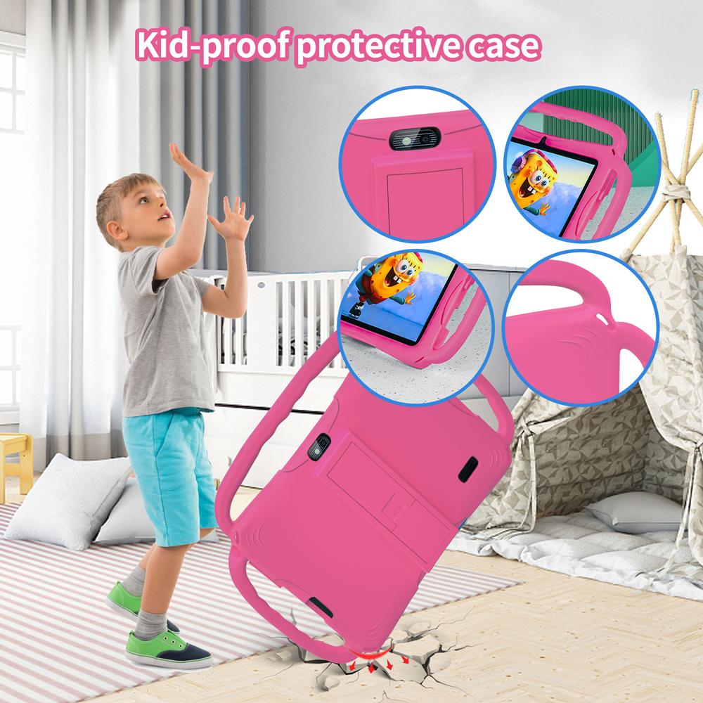 2024 Новый детский планшет K4 BDF, 7 дюймов, Android 9.0, 32 ГБ ПЗУ, 5G, Wi-Fi, 4000 мАч