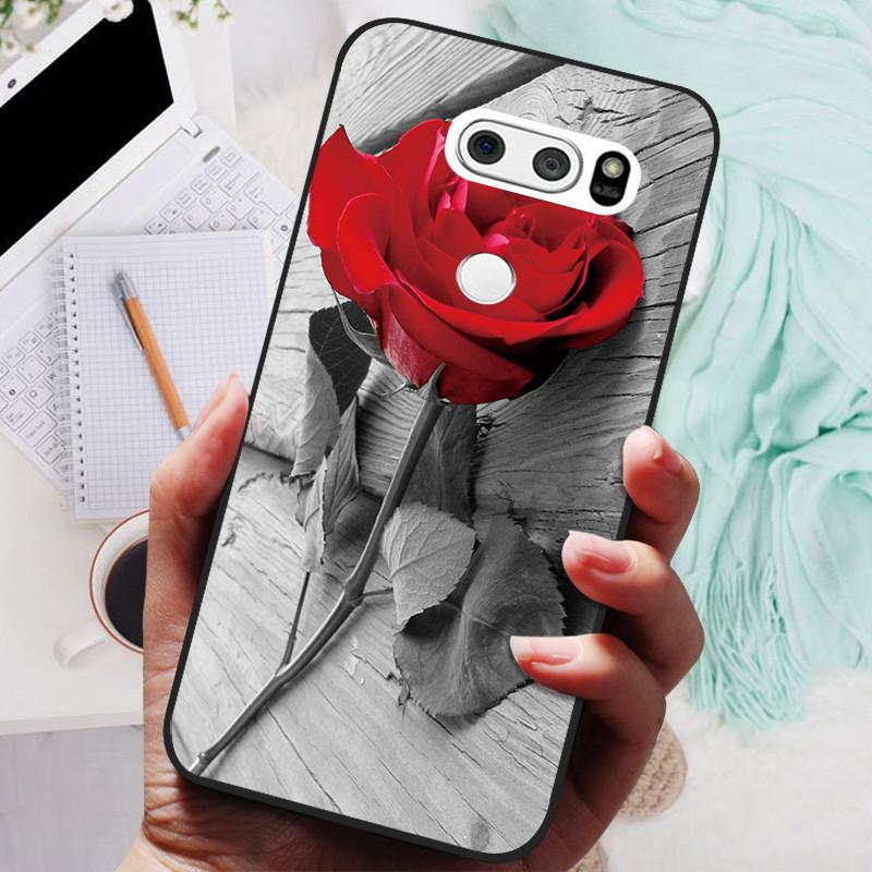 Чехол для LG V30 V30+ Милый Кот Расписная Задняя Крышка Телефона Для LG V35 V30S Thinq Funda Силиконовый Мягкий Для LGV30 V30 Plus Чехлы Coques