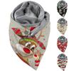 Women Christmas Printing Scarf Fashion Multi-Purpose Shawl Scarf