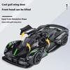 Новый 1:32 Aston Martin Valkyrie AMR 001 Супер спортивный автомобиль Литой металлический сплав Модель автомобиля Звук и свет Коллекционирование хобби Подарок на день рождения