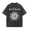 New in Top  Tees Mens TShirt Camisetas Rock Band Alice in Chains Dirt Washed Vintage Short Sleeved Round Neck Yk Tshirt