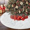 Юбка «Рождественская елка» Очень мягкая износостойкая классическая снежинка, круглый большой коврик для рождественской елки, орнамент