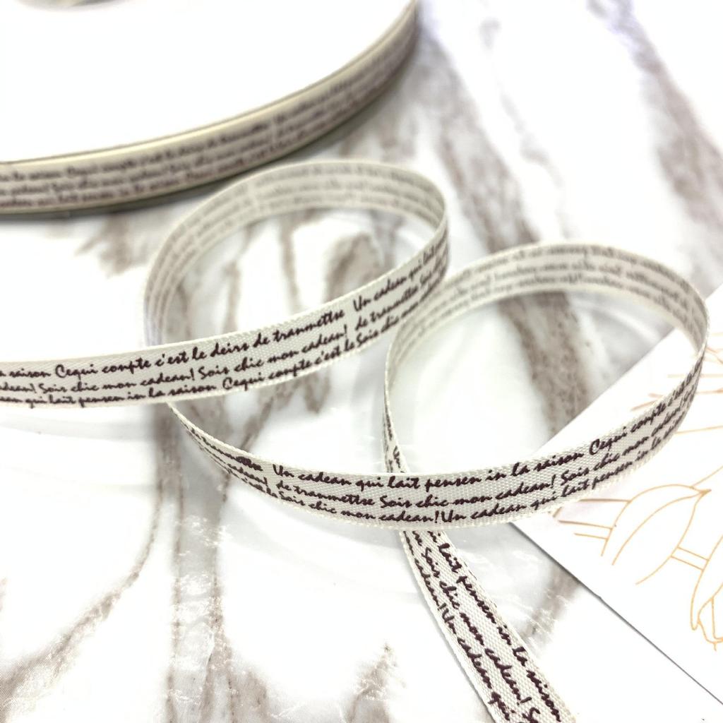 1 см полиэстеровая лента с печатными английскими буквами для самостоятельного изготовления аксессуаров для волос и подарков