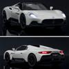 1/32 Мазерати MC20 Кабрио Купе Сплав Спортивный Автомобиль Модель Литьевой Металл Гонки по Трассе Транспортные Средства Модель Автомобиля Звук и Свет Детские Подарки